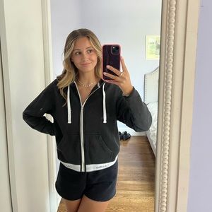 Calvin Klein cotton stretch zip-up